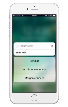 Nie mehr die Zeit mit Gott vergessen: Eine Handy-Erinnerung hilft