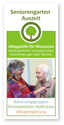 Flyer Seniorengarten Traunreut