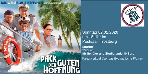 Das weissblaue Beffchen in Trostberg