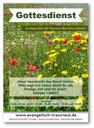 Flyer Predigtreihe