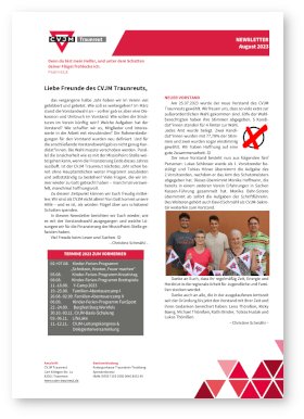 CVJM Rundbrief August