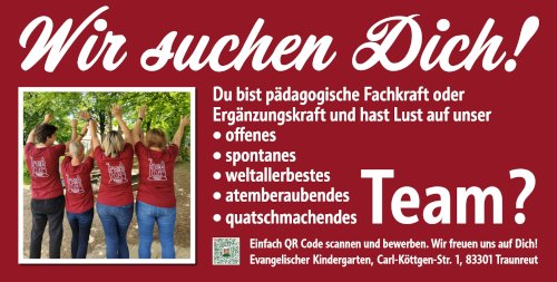 Stellenanzeige Kita Traunreut