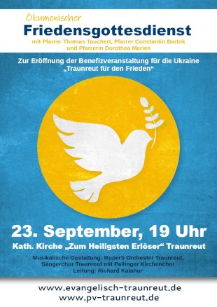 Flyer Friedensgottesdienst