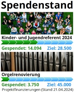 Spenden Traunreut Jugendreferent Orgel