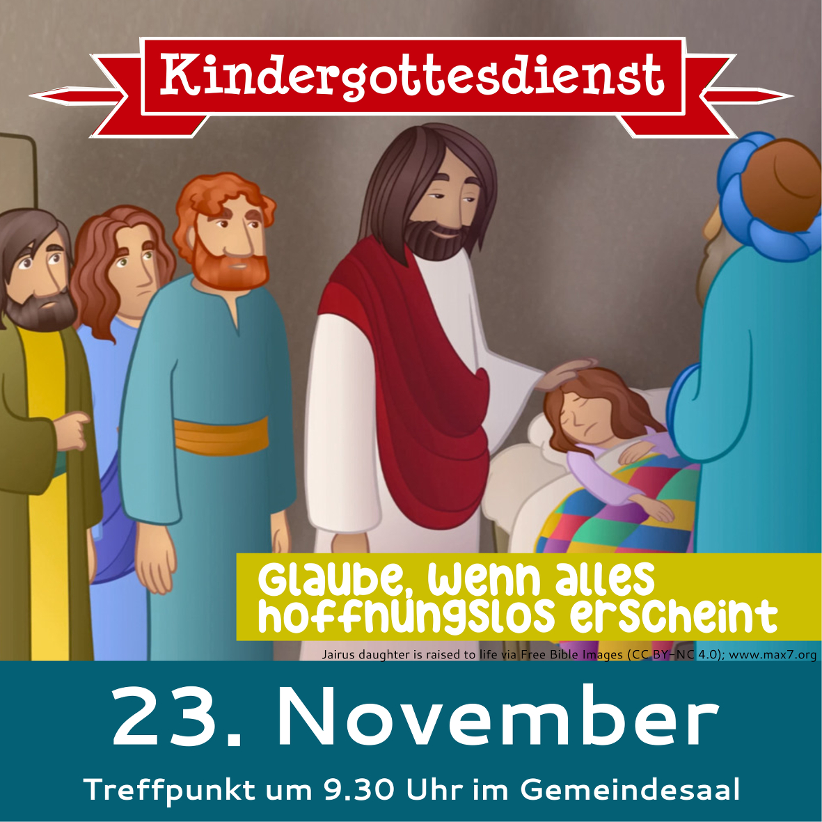 Kindergottesdienst Traunreut November