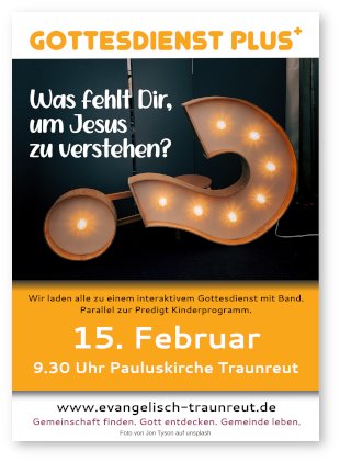 gottesdienst plus traunreut